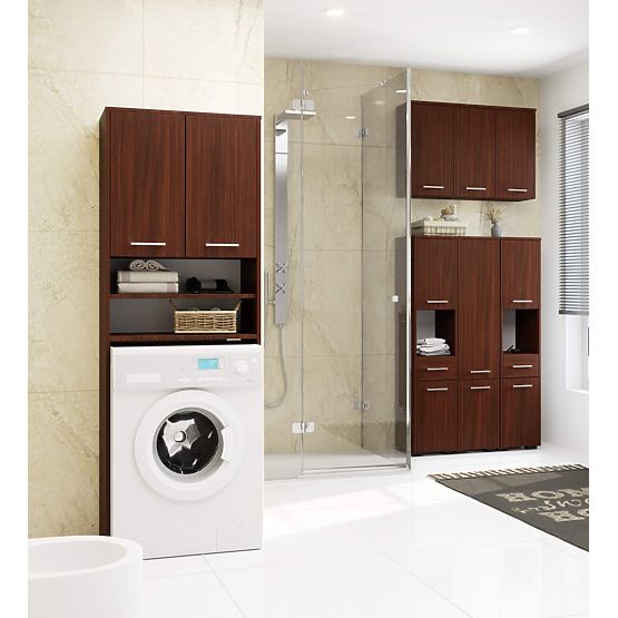 ZÁVESNÁ SKRINKA KÚPEĽŇA FIN W30 1D WENGE