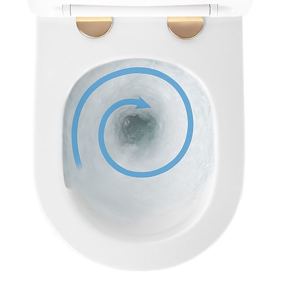 Závesná WC misa Rea Carlo Mini Tornado NFQ GOLD EDGE