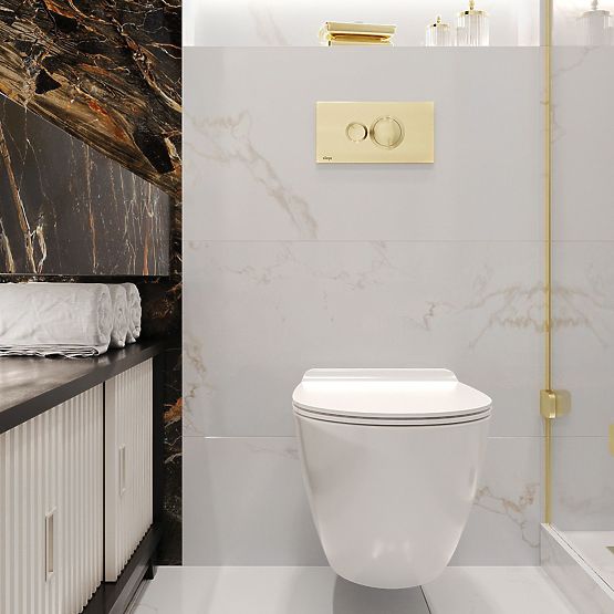 Závesná WC misa Rea Carter N2 Rimless