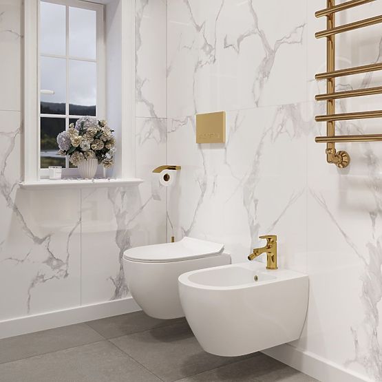 Závesná WC misa Rea Carter N2 Rimless