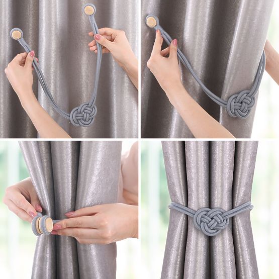 Závesy - doplnky EDMONTON farba biela ameliahome