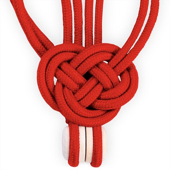 Závesy - doplnky EDMONTON farba červená ameliahome