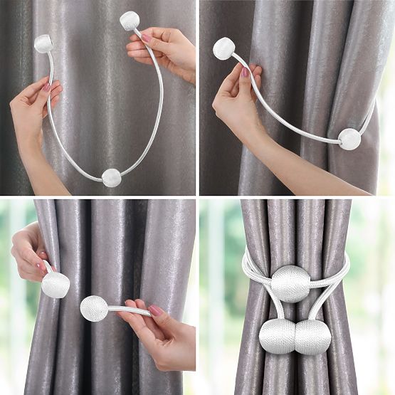 Závesy - doplnky MONTREAL farba tyrkysová ameliahome