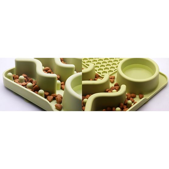 ZELENÁ LÍZACIA PODLOŽKA SPOMAĽUJÚCA JEDLO