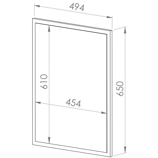Zrkadlo Nevio - dub artisan