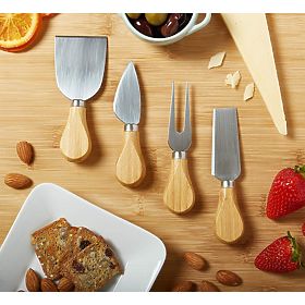 Bambusová doska na občerstvenie a syry Estera