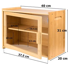 Bambusový chlebník Pierre, nádoba na chlieb