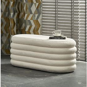 BLISS lavica s úložným priestorom, krémová (1p=1ks), Halmar