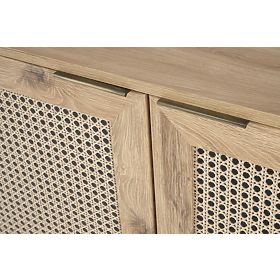 BORNEO KM-2 komoda dub artisan/čierna