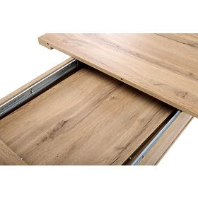 BRANDON rozkladací stôl 160-200/90 cm dub wotan/čierny