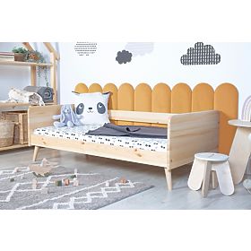 Čalúnený panel Oblúčik - horčicová