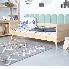Čalúnený panel oblúčik - mätový, Ourbaby®