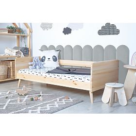 Čalúnený panel Oblúčik - sivá