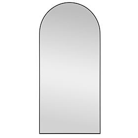 CURIO nástenné zrkadlo, čierne (1p=1ks), Halmar