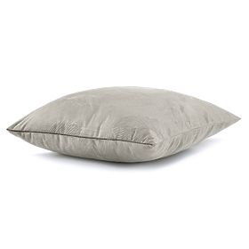 Dekoračný obliečka na vankúš PEACOCK farba cappuccino s embosovaným zvieracím motívom v štýle glamou