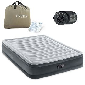 Dvojlôžkový nafukovací matrac s automatickou pumpou - 191x137 cm INTEX 67768, INTEX