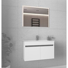 FIGARO Zrkadlo 80 cm biela, Halmar