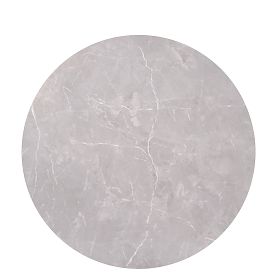 FLAMINGO sada 2 stolíkov, popolavý mramor/ čierna (2p=1ks)