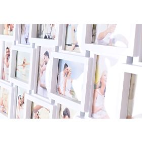 Fotorámik na 18 fotografií Morka biela