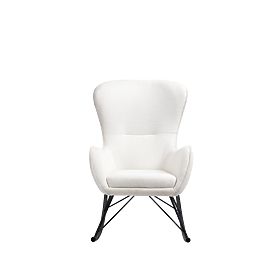 Hojdacie kreslo HARMÓNIA - biele, Halmar