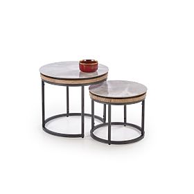 ITAKA sada 2 lavíc, popolavý mramor / grafitový (1p=1ks)