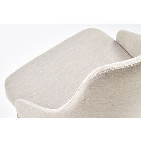 Jedálenská stolička TOLEDO - medový dub/krémová, Halmar