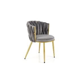 K517 stolička sivá (1p=2ks), Halmar