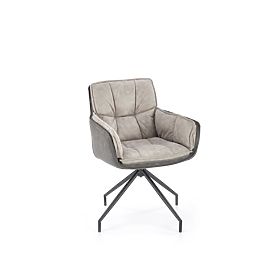 K523 stolička sivá / tmavo sivá (1p=2ks), Halmar