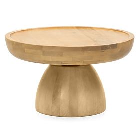 Kávový stolík Arvika 70 cm, okrúhly, mango drevo, oblé tvary