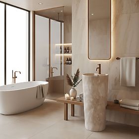 Keramické Voľne Stojace Umývadlo Blanka Savana Matt