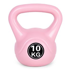 Kettlebell činka 10 kg na cvičenie ružová ModernHome