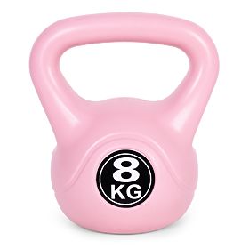 Kettlebell činka 8 kg na cvičenie ružová ModernHome