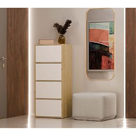 Komoda ALMA Predná BIELA Korpus DUB ARTISAN