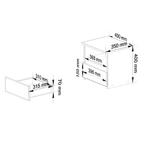 KOMODA CL1 PK GRAFITOVÁ SIVÁ