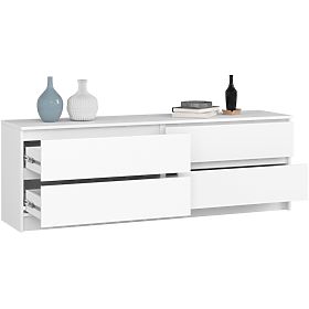 KOMODA K160 4SZ CLP PK BIELA