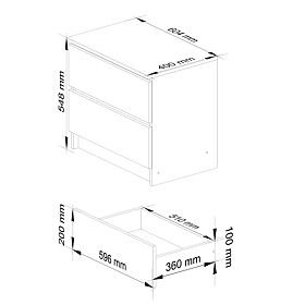 KOMODA K60 2SZ CLP PK BIELA