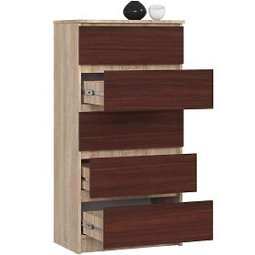 KOMODA K60 5SZ CLP PK DUB SONOMA / WENGE