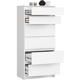 KOMODA K60 6SZ CLP PK BIELA