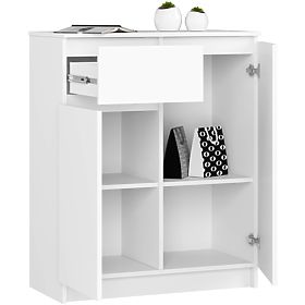 KOMODA K80 2D 1SZ CLP PK BIELA