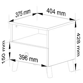 KOMODA MOBI K-01 BIELA ČIERNA