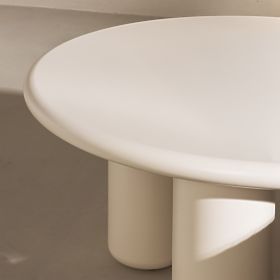 Konferenčný stolík Blair 60 cm, krémový, matný