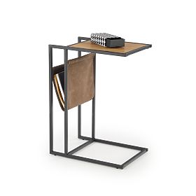 Konferenčný stolík COMPACT dub zlatý/čierny (1p=1ks), Halmar