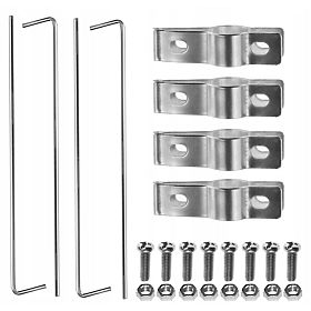 Kovová pergola oblúk čierna 240 cm