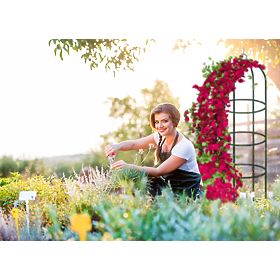 Kovová pergola stĺpik tmavozelená 190 cm