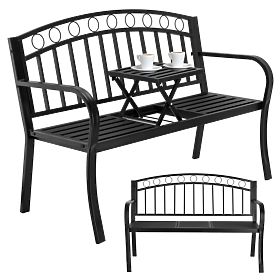 Kovová záhradná lavica BANCO