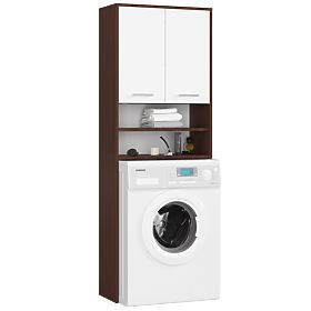 KÚPEĽŇOVÁ SKRINKA FIN NAD PRÁČKU WENGE / BIELA