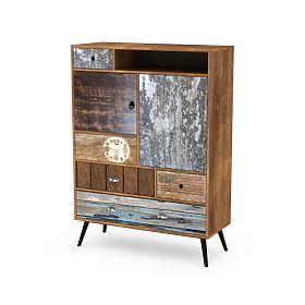 MEZO KM4 komoda viacfarebná (2p=1ks), Halmar