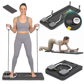 Multifunkčná skladacia doska na cvičenie pilates reformer s LCD displejom expandéry ModernHome, MODERNHOME