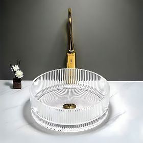 Nábytkové umývadlo Rea Ingrid 36 Transparentné