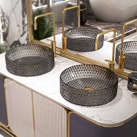 Nadčasové umývadlo Rea Cristal Grey 39